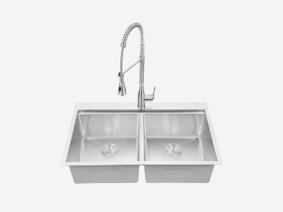 LD850D手工直角(jiǎo)雙盆 LD850D手工直角雙盆