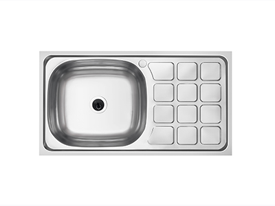 DD7540拉伸帶板不鏽鋼水槽