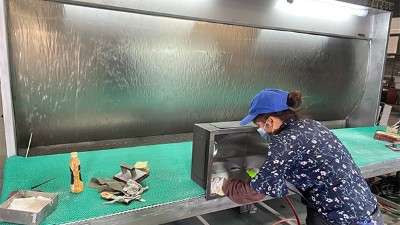 生產不鏽鋼洗菜盆（pén）廠家注重提高員工工作效率，保證員工身體健康