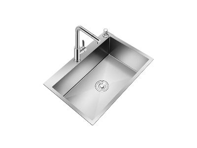 LZ-D3320-10手工直角（jiǎo）單盆