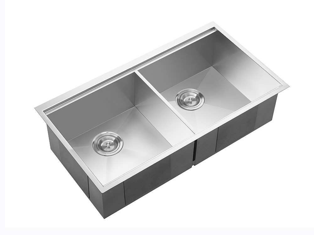 不鏽鋼雙(shuāng)槽洗菜盆 不鏽鋼雙槽洗菜盆