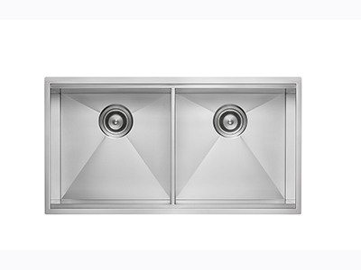 不鏽鋼（gāng）雙槽（cáo）洗菜盆